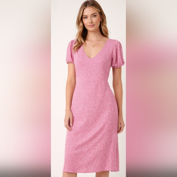 Cotton On Dresses & Skirts - Cotton On Pink and White Floral Dress. Brand New With Tag. Size L.